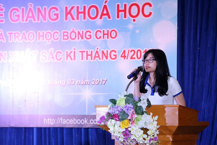 Em Nguyễn Thị Diệu Linh - lớp K16-A8