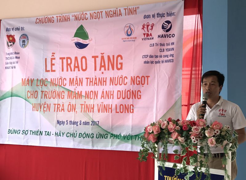 Ông Trần Vũ Thành – Chủ tịch CLB Trí thức trẻ Hà Nội