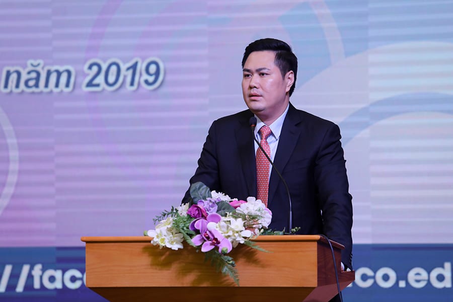 TS. Đỗ Minh Chính - Chủ tịch HĐQT, Giám đốc HAVICO phát biểu khai mạc buổi lễ