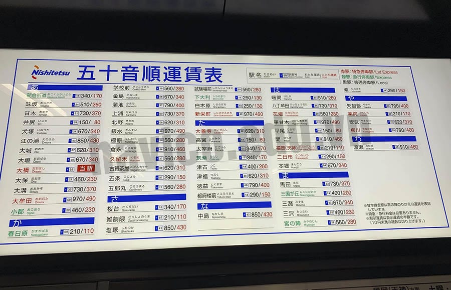 Những lưu ý khi sử dụng tàu điện tại Nhật Bản