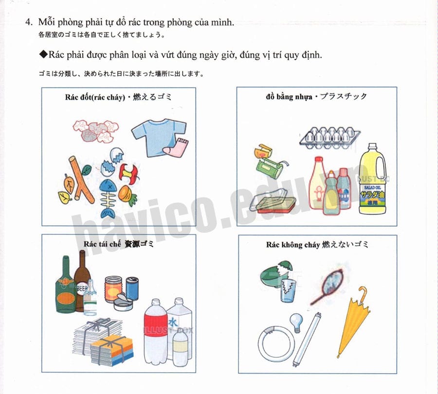 Những quy định trong ký túc xá khi đi du học Nhật Bản