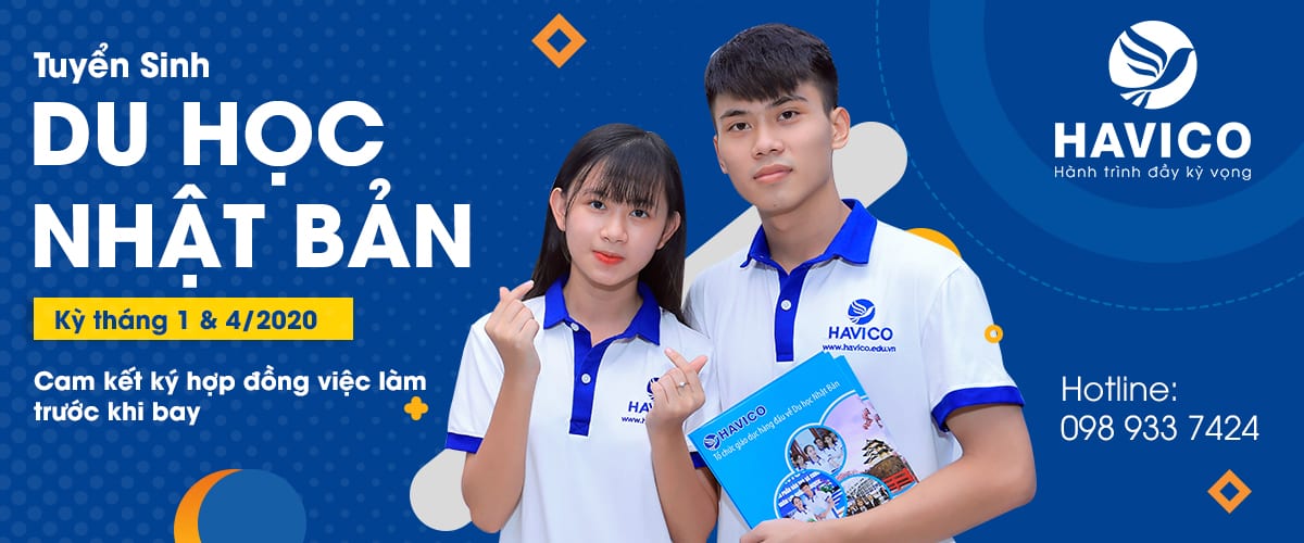 Tuyển sinh du học Nhật Bản kỳ tháng 1 và tháng 4 năm 2020