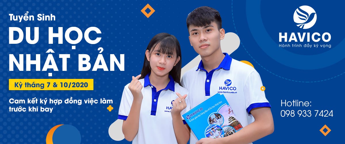 Tuyển sinh du học Nhật Bản kỳ tháng 7 và 10 năm 2020