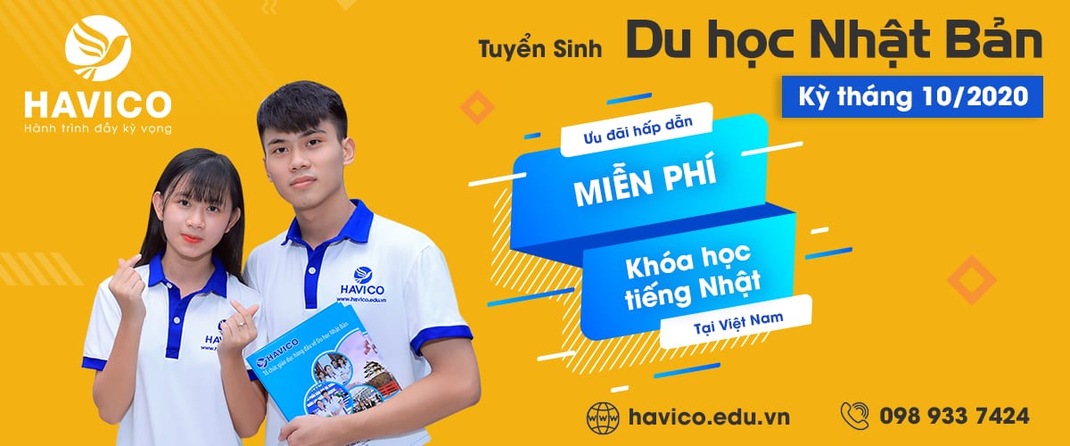 Tuyển sinh du học Nhật Bản kỳ tháng 10 năm 2020