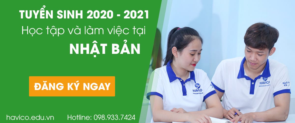 HAVICO tuyển sinh du học Nhật Bản 2020-2021