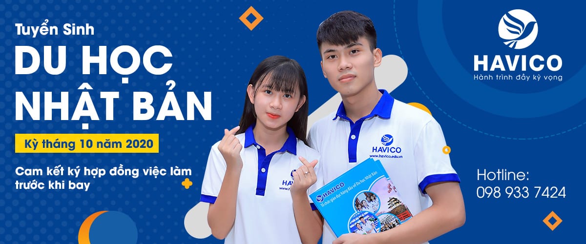 HAVICO tuyển sinh du học Nhật Bản 2020-2021