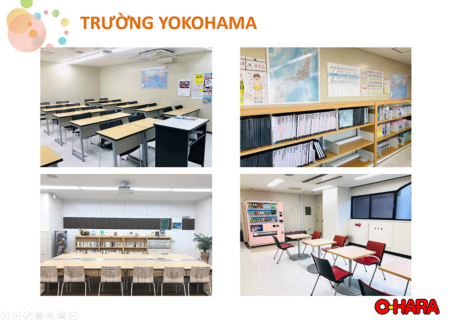 Giới thiệu trường Nhật ngữ Học viện Ohara - thư viện