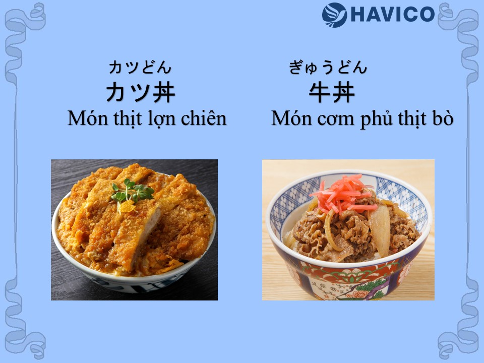 Từ vựng tiếng Nhật: Chủ đề món ăn