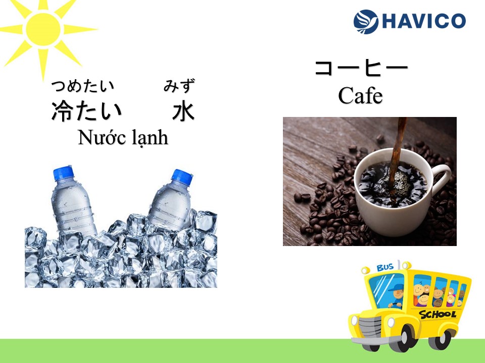 Từ vựng tiếng Nhật: Chủ đề đồ uống